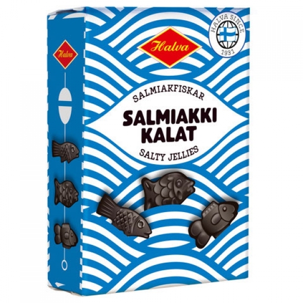 Halva Salmiakki Kalat Box 240 g